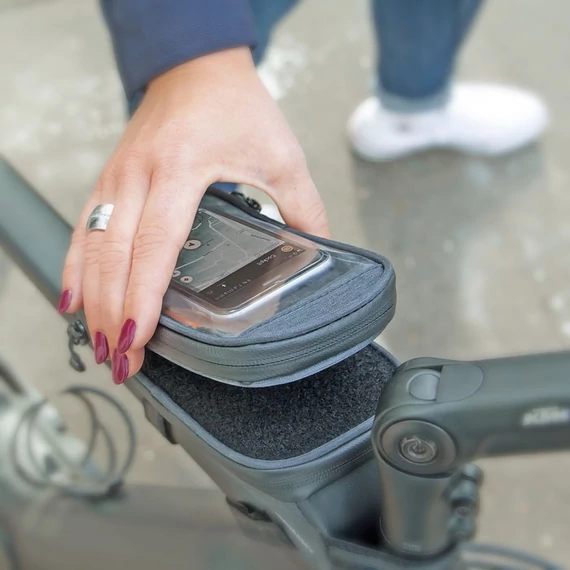 SKS-Germany Traveller Smart táska felsőcsőre [fekete] kerékpáros