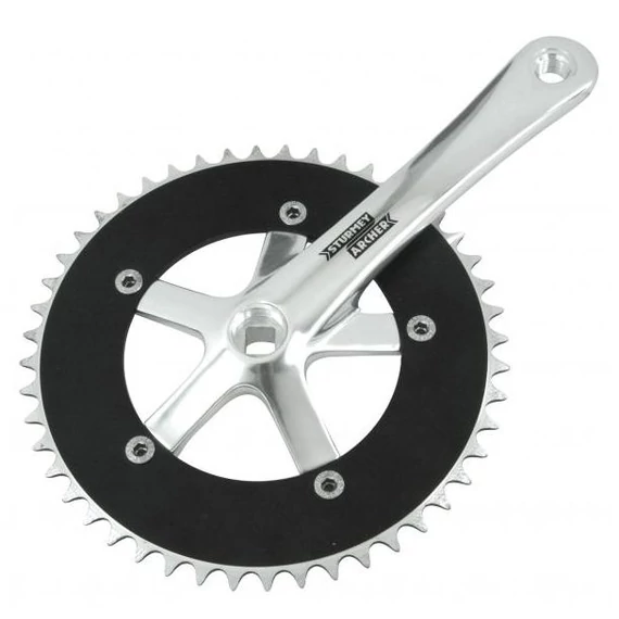 Sturmey Archer FCT22 SingleSpeed/Fixie/Pálya 42T négyszögtengelyes hajtómű [ezüst, 42, 170 mm] kerékpáros
