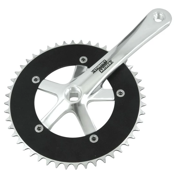 Sturmey Archer FCT24 170mm/44T négyszögtengelyes hajtómű [ezüst-fekete, 44, 170 mm] kerékpáros