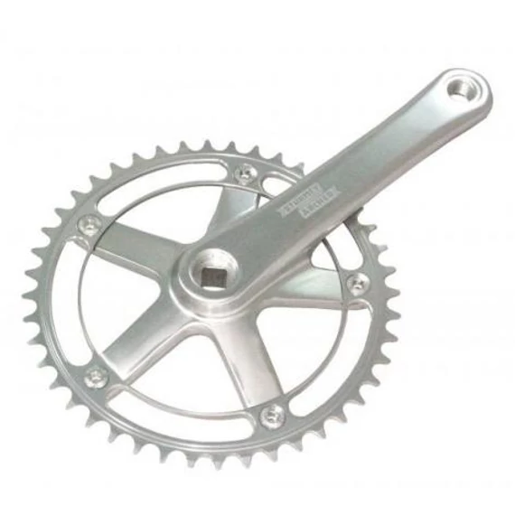 Sturmey Archer FCT68 SingleSpeed/Fixie/Pálya 48T négyszögtengelyes hajtómű [ezüst-ezüst, 48, 170 mm] kerékpáros
