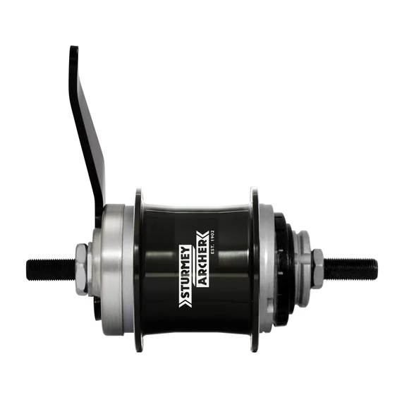Sturmey Archer S1C kontrafékes hátsó agy [fekete, 32] kerékpáros