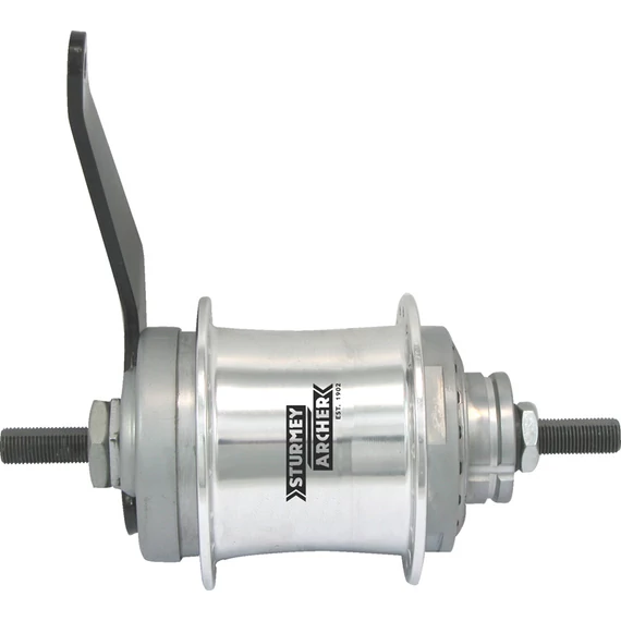 Sturmey Archer S2C DuoMatic KickShift kontrás agyváltó [ezüst, 32] kerékpáros