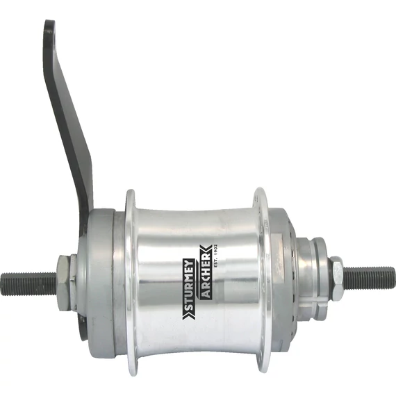 Sturmey Archer S2C DuoMatic KickShift kontrás agyváltó [ezüst, 36] kerékpáros