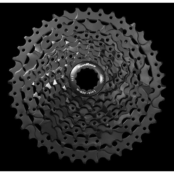 Sunrace CSM980 9 sebességes fogaskeréksor [fekete, 11-40, Dobozos] kerékpáros