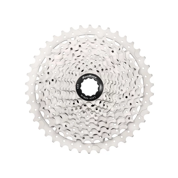 Sunrace CSMS3 10 sebességes fogaskeréksor [ezüst-fekete, 11-46] kerékpáros