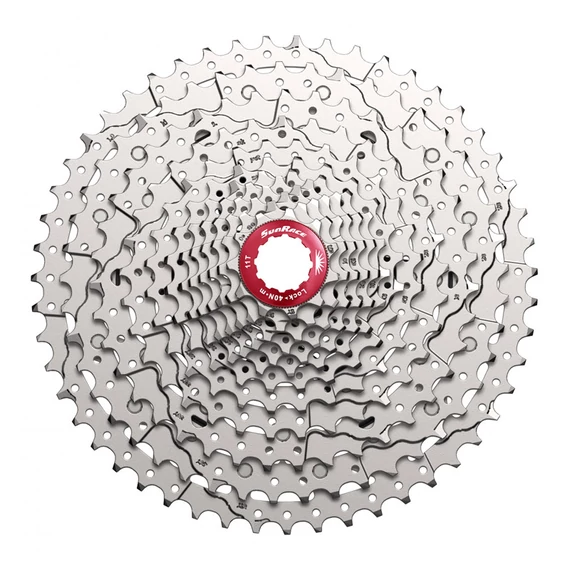Sunrace CSMZ800 12 sebességes fogaskeréksor [ezüst, 11-51] kerékpáros