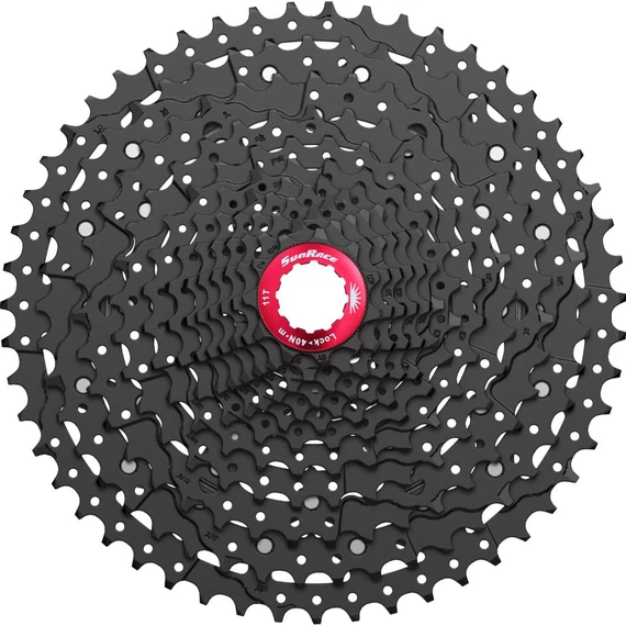 Sunrace CSMZ800 12 sebességes fogaskeréksor [fekete, 11-51] kerékpáros