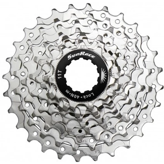 Sunrace CSR919 9 sebességes fogaskeréksor [nikkel, 12-25] kerékpáros