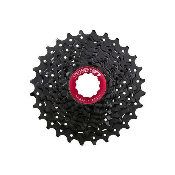 Sunrace CSRX0 10 sebességes fogaskeréksor [fekete-piros, 11-32] kerékpáros