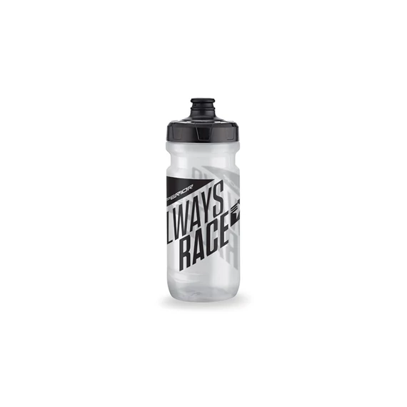 Superior 600 ml kulacs [fekete/átlátszó] kerékpáros