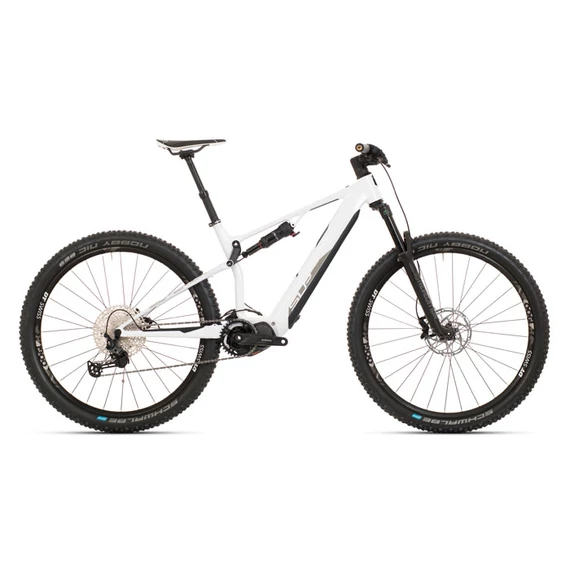 Superior eXF 9039 elektromos MTB kerékpár [19" (L), fényes fehér/króm ezüst] kerékpáros