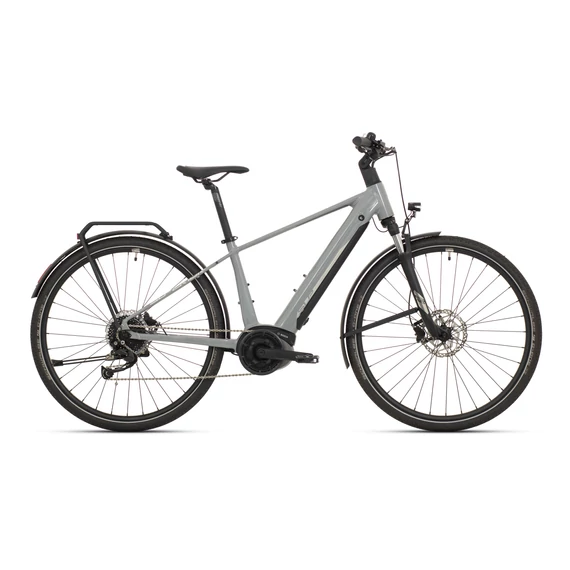 Superior eXR 6050 B Touring elektromos cross kerékpár [17" (M), fényes szürke-króm ezüst] kerékpáros