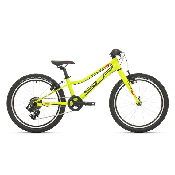 Superior Racer XC 20 20"-os gyermek kerékpár [9", matt lime/fekete/piros] kerékpáros