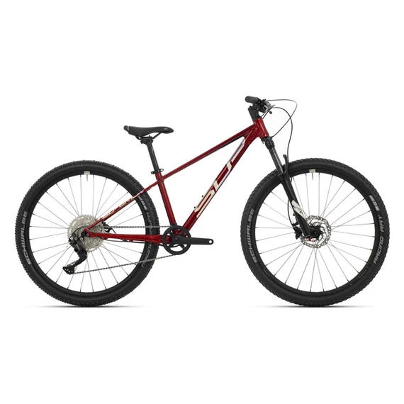 Superior Team 27 Elite 27.5"-os junior kerékpár [15.5" (S), fényes sötétpiros/hologram króm] kerékpáros