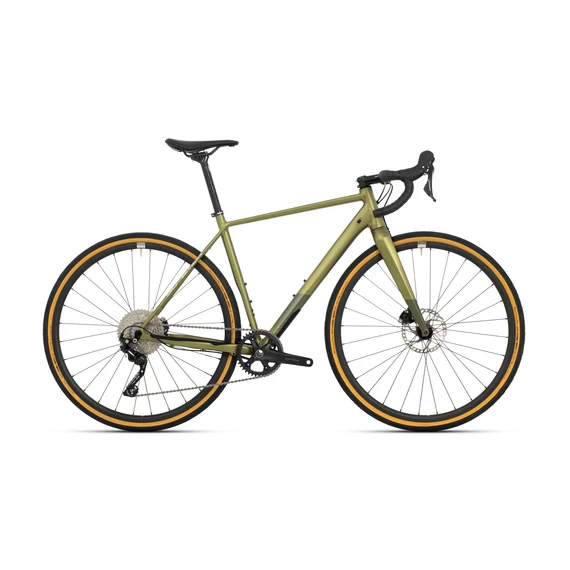 Superior X-ROAD Comp GR gravel kerékpár [56 cm (L), matt metál olivazöld] kerékpáros