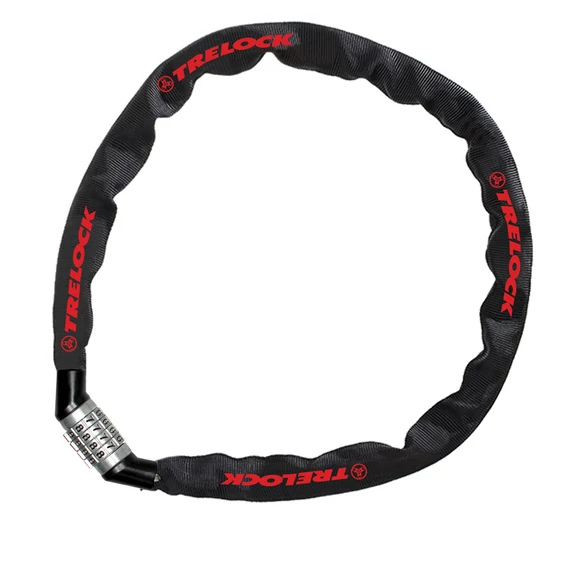 Trelock BC 115 Code számzáras láncos zár [fekete, 60 cm] kerékpáros