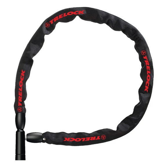 Trelock BC 115 kulcsos láncos zár [fekete, 60 cm] kerékpáros