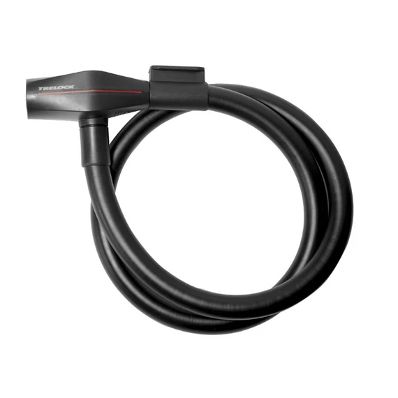 Trelock KS 415 kulcsos huzalos zár [fekete, 85 cm] kerékpáros