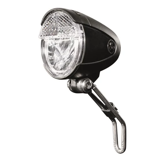 Trelock LS 583 BIKE-i® Retro első lámpa agydinamóhoz [fekete] kerékpáros