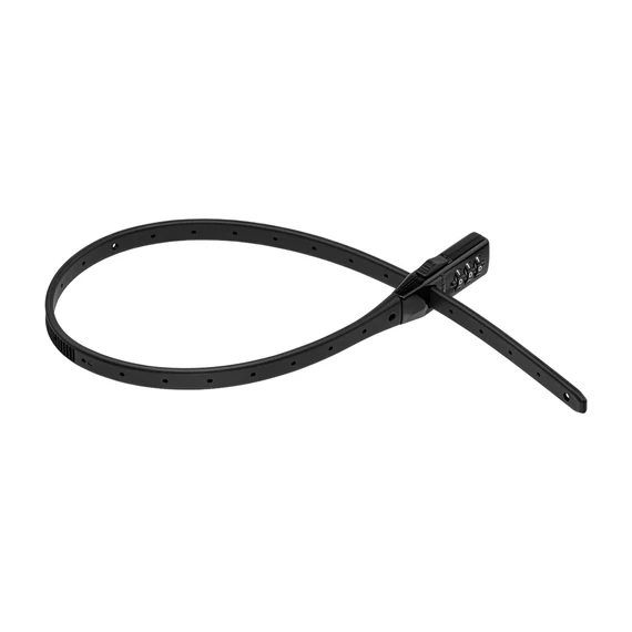 Trelock Strap-it számzáras huzalos zár [fekete] kerékpáros