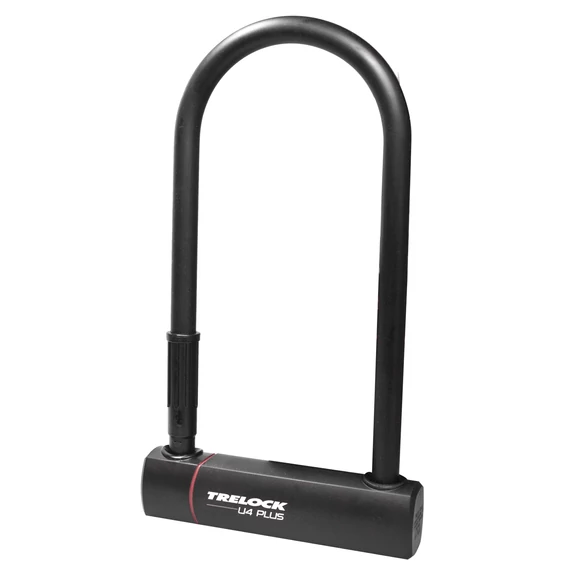 Trelock U4 Plus kulcsos U-lakat [fekete, 230 mm] kerékpáros