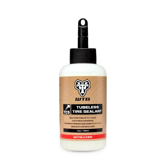WTB TCS Tire Sealant Tömítőfolyadék befecskendező és szelepmag kiszedő kupakkal [118 ml] kerékpáros