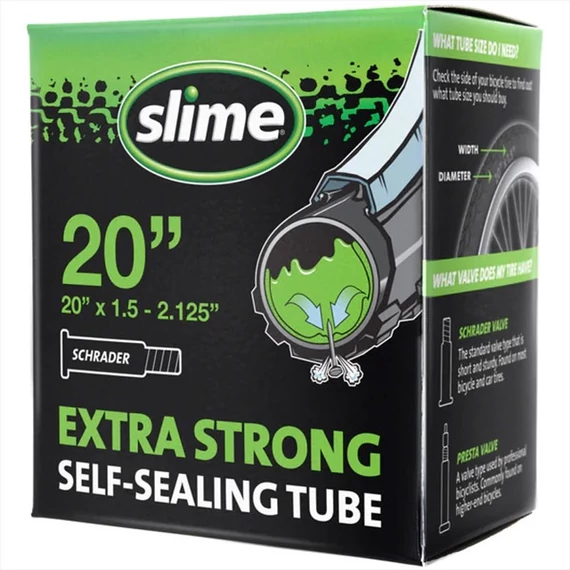 Belső SLIME 20x1,50-2,125 AV SV 40 mm - 30058 kerékpáros