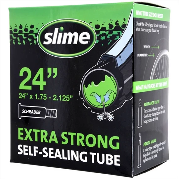 Belső SLIME 24x1,75-2,125 AV SV - 30082 kerékpáros