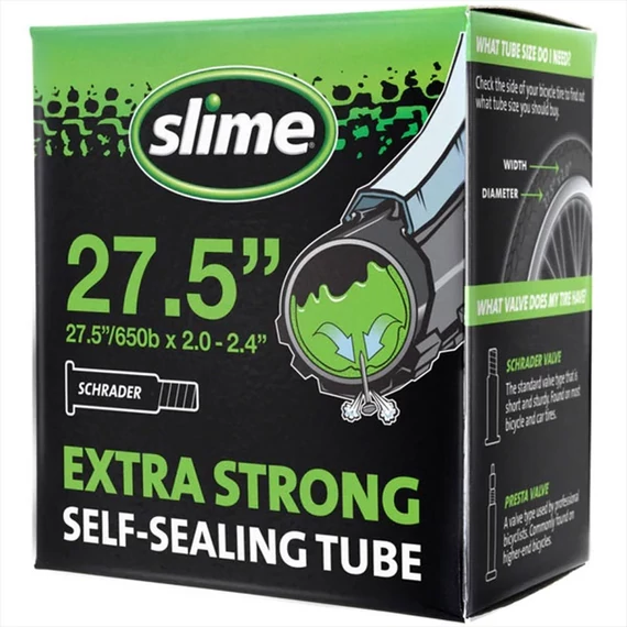 Belső SLIME 27,5x2,0-2,4 AV/SV - 30077S kerékpáros