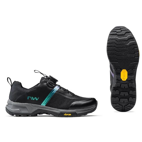 CIPŐ NORTHWAVE All Terrain CROSSLAND PLUS WMN 37, NŐI FEKETE kerékpáros