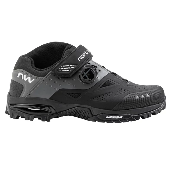 Cipő NORTHWAVE All Terrain ENDURO MID 2 44 FEKETE/SZÜRKE kerékpáros