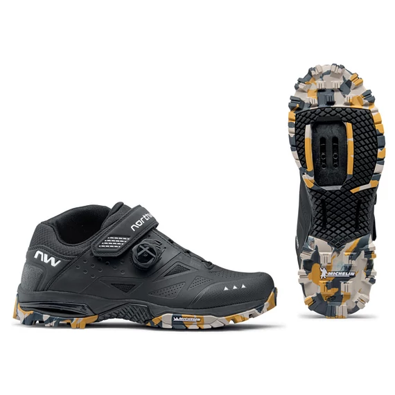 Cipő NORTHWAVE All Terrain ENDURO MID 46 fekete/camo kerékpáros