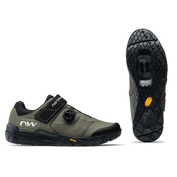 CIPŐ NORTHWAVE All Terrain OVERLAND PLUS 41 SÖTÉTZÖLD kerékpáros