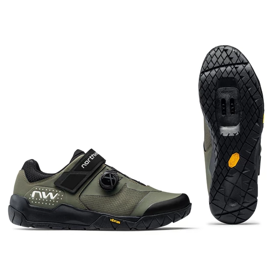 CIPŐ NORTHWAVE All Terrain OVERLAND PLUS 44 SÖTÉTZÖLD kerékpáros