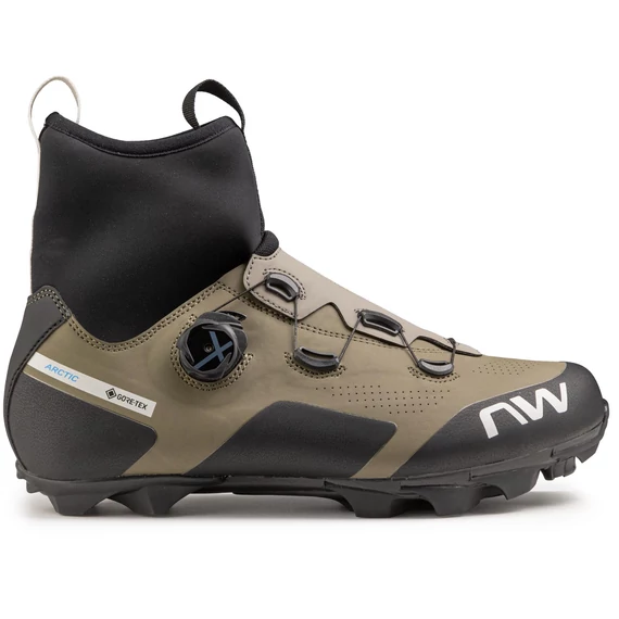 Cipő NORTHWAVE MTB CELSIUS XC ARCTIC GTX, 44,5 téli, zöld/homok kerékpáros