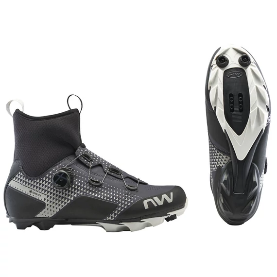 Cipő NORTHWAVE MTB CELSIUS XC GTX 39 téli, szürke/fényvisszaverős kerékpáros