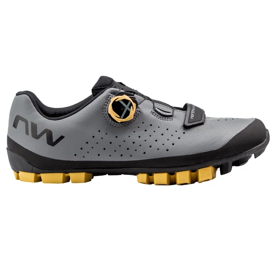 CIPŐ NORTHWAVE MTB HAMMER PLUS 41 SÖTÉTSZÜRKE/MÉZ kerékpáros