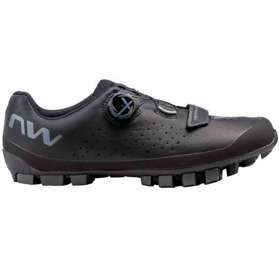 CIPŐ NORTHWAVE MTB HAMMER PLUS WIDE 41,5 FEKETE/SÖTÉTSZÜRKE kerékpáros