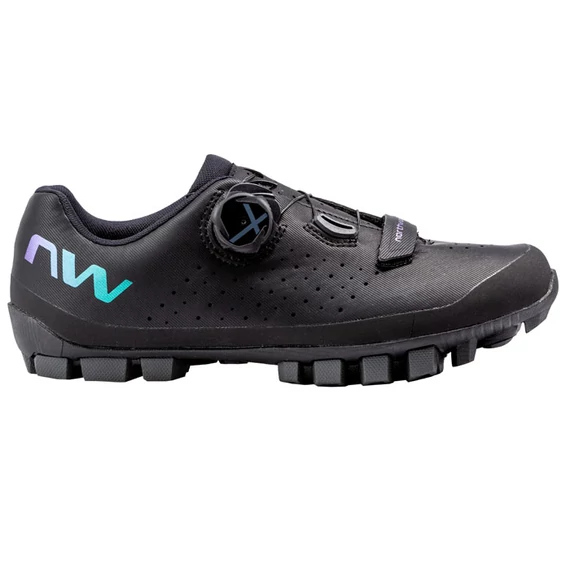 CIPŐ NORTHWAVE MTB HAMMER PLUS WMN NŐI 39,5 FEKETE/SZÍNVÁLTÓS kerékpáros