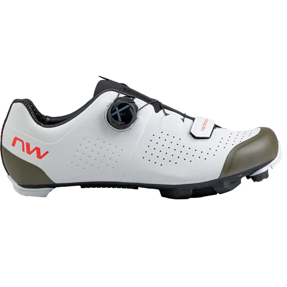 Cipő NORTHWAVE MTB RAZER 41,5 VILÁGOSSZÜRKE/ZÖLD kerékpáros
