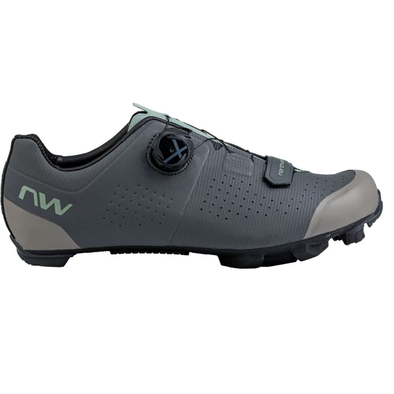 Cipő NORTHWAVE MTB RAZER 44,5 SÖTÉTSZÜRKE/ZSÁLYAZÖLD kerékpáros