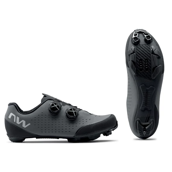 Cipő NORTHWAVE MTB REBEL 3 41,5 szürke kerékpáros
