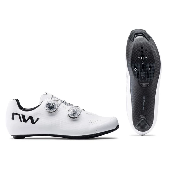 Cipő NORTHWAVE ROAD EXTREME PRO 3 40 FEHÉR/FEKETE kerékpáros