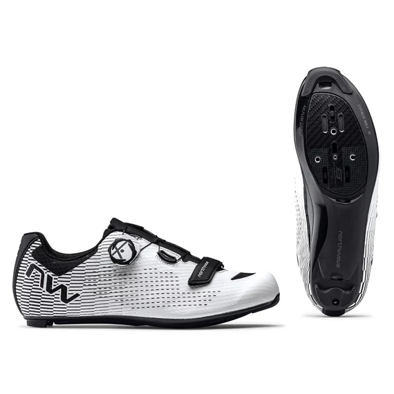 CIPŐ NORTHWAVE ROAD STORM CARBON 2 41 FEHÉR/FEKETE kerékpáros