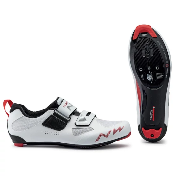 Cipő NORTHWAVE Triatlon TRIBUTE 2 CARBON fehér kerékpáros