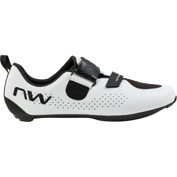 Cipő NORTHWAVE Triatlon TRIBUTE 45 FEHÉR/FEKETE kerékpáros