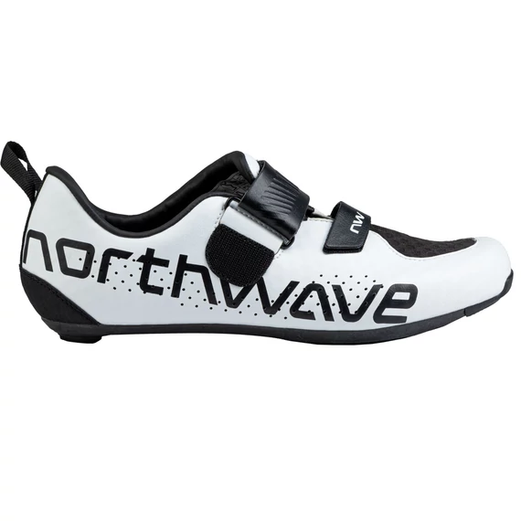 Cipő NORTHWAVE Triatlon TRIBUTE CARBON 45 FEHÉR/FEKETE kerékpáros