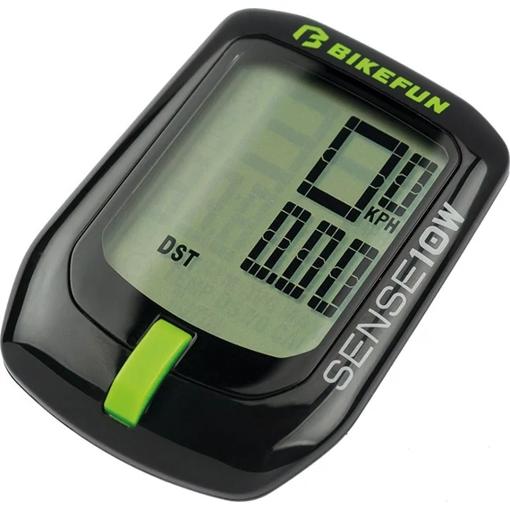 Computer BIKEFUN SENSE10 vezeték nélküli fekete - T10WLBLK kerékpáros