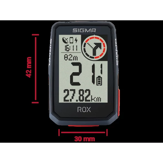 Computer SIGMA ROX 2.0 GPS fekete - 01050 kerékpáros