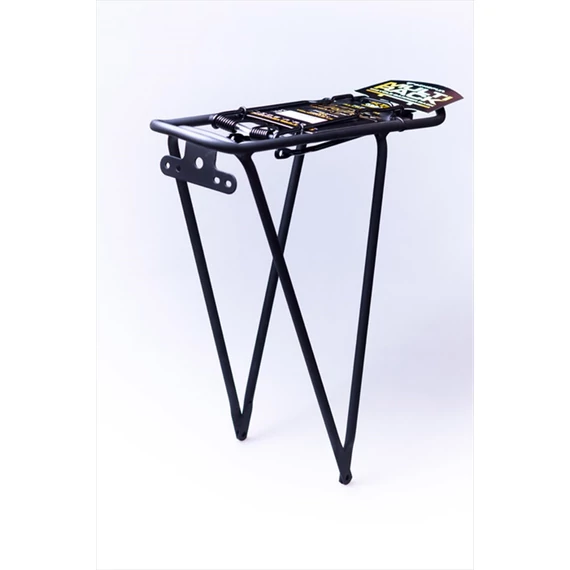 Csomagtartó BIKEFUN BASIC Alu 28 fekete - CL-586-1-BLK-28 kerékpáros